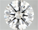 Natural Diamond 1.80 Carats, Round with Excellent Cut, D Color, VS2 Clarity and Certified by GIA