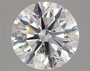 Picture of Natural Diamond 3.01 Carats, Round with Excellent Cut, F Color, VS2 Clarity and Certified by GIA