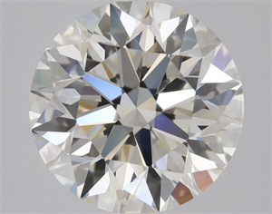 Picture of Natural Diamond 2.01 Carats, Round with Excellent Cut, H Color, VVS2 Clarity and Certified by IGI