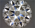 Natural Diamond 3.20 Carats, Round with Excellent Cut, G Color, SI1 Clarity and Certified by GIA