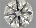 Natural Diamond 0.43 Carats, Round with Excellent Cut, H Color, VS2 Clarity and Certified by IGI