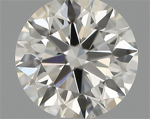 Picture of Natural Diamond 0.43 Carats, Round with Excellent Cut, H Color, VS2 Clarity and Certified by IGI