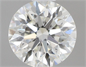 Natural Diamond 0.43 Carats, Round with Excellent Cut, H Color, VS1 Clarity and Certified by GIA