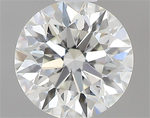 Picture of Natural Diamond 0.43 Carats, Round with Excellent Cut, H Color, VS1 Clarity and Certified by GIA