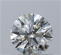 Natural Diamond 0.50 Carats, Round with Excellent Cut, H Color, VVS2 Clarity and Certified by IGI