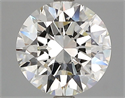 Natural Diamond 2.18 Carats, Round with Excellent Cut, I Color, VVS1 Clarity and Certified by GIA