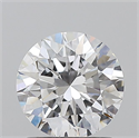 Natural Diamond 1.33 Carats, Round with Excellent Cut, D Color, FL Clarity and Certified by GIA