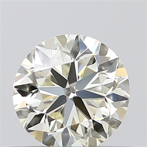 Picture of Natural Diamond 0.40 Carats, Round with Very Good Cut, J Color, IF Clarity and Certified by IGI