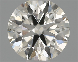 Picture of Natural Diamond 0.50 Carats, Round with Excellent Cut, I Color, SI1 Clarity and Certified by IGI