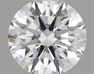 Picture of Natural Diamond 0.41 Carats, Round with Excellent Cut, D Color, VS2 Clarity and Certified by GIA