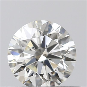 Picture of Natural Diamond 0.43 Carats, Round with Excellent Cut, J Color, VVS1 Clarity and Certified by GIA