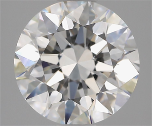 Picture of Natural Diamond 2.50 Carats, Round with Excellent Cut, E Color, IF Clarity and Certified by GIA