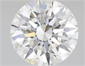 Natural Diamond 0.40 Carats, Round with Excellent Cut, F Color, VVS2 Clarity and Certified by GIA