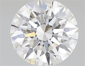 Picture of Natural Diamond 0.40 Carats, Round with Excellent Cut, F Color, VVS2 Clarity and Certified by GIA