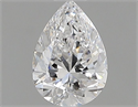 Natural Diamond 0.70 Carats, Pear with  Cut, D Color, VS1 Clarity and Certified by GIA