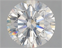 Natural Diamond 2.50 Carats, Round with Excellent Cut, F Color, SI2 Clarity and Certified by GIA