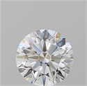 Natural Diamond 2.01 Carats, Round with Excellent Cut, E Color, VVS2 Clarity and Certified by GIA