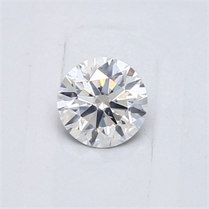 Picture of Natural Diamond 0.40 Carats, Round with Very Good Cut, F Color, I1 Clarity and Certified by GIA