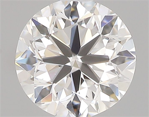 Picture of Natural Diamond 0.40 Carats, Round with Very Good Cut, E Color, VVS2 Clarity and Certified by GIA