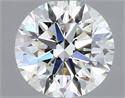 Natural Diamond 0.40 Carats, Round with Very Good Cut, H Color, VS2 Clarity and Certified by GIA