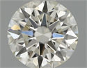 Natural Diamond 0.60 Carats, Round with Excellent Cut, I Color, VS2 Clarity and Certified by IGI