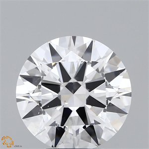 Picture of Natural Diamond 5.00 Carats, Round with Excellent Cut, F Color, SI2 Clarity and Certified by GIA