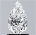 Natural Diamond 1.01 Carats, Pear with  Cut, E Color, SI2 Clarity and Certified by GIA