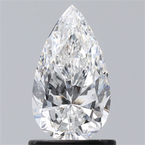 Picture of Natural Diamond 1.01 Carats, Pear with  Cut, E Color, SI2 Clarity and Certified by GIA