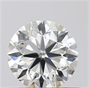 Natural Diamond 0.50 Carats, Round with Very Good Cut, I Color, VVS1 Clarity and Certified by GIA