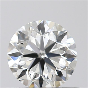 Picture of Natural Diamond 0.50 Carats, Round with Very Good Cut, I Color, VVS1 Clarity and Certified by GIA