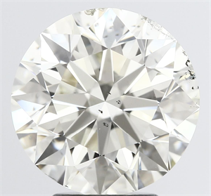 Picture of Natural Diamond 4.00 Carats, Round with Excellent Cut, K Color, SI1 Clarity and Certified by IGI