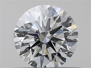 Picture of Natural Diamond 0.40 Carats, Round with Excellent Cut, H Color, VS1 Clarity and Certified by GIA