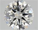 Natural Diamond 2.01 Carats, Round with Excellent Cut, J Color, VVS1 Clarity and Certified by GIA