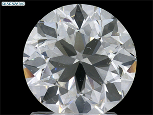 Picture of Natural Diamond 2.00 Carats, Round with Very Good Cut, H Color, SI1 Clarity and Certified by GIA