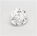 Natural Diamond 3.01 Carats, Round with Excellent Cut, I Color, SI2 Clarity and Certified by GIA