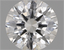 Natural Diamond 0.50 Carats, Round with Excellent Cut, F Color, I1 Clarity and Certified by GIA