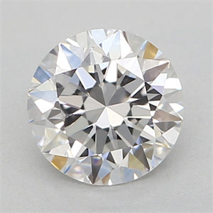 Picture of Natural Diamond 0.40 Carats, Round with Excellent Cut, E Color, VS2 Clarity and Certified by GIA