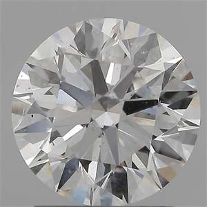 Picture of Natural Diamond 1.90 Carats, Round with Excellent Cut, F Color, SI1 Clarity and Certified by GIA