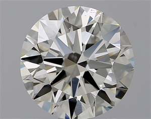 Picture of Natural Diamond 2.00 Carats, Round with Excellent Cut, J Color, SI2 Clarity and Certified by GIA