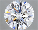 Natural Diamond 0.43 Carats, Round with Excellent Cut, E Color, SI1 Clarity and Certified by GIA