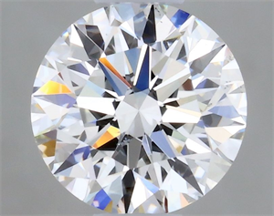 Picture of Natural Diamond 0.43 Carats, Round with Excellent Cut, E Color, SI1 Clarity and Certified by GIA