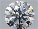 Natural Diamond 2.22 Carats, Round with Excellent Cut, D Color, IF Clarity and Certified by GIA