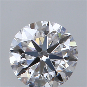 Picture of Natural Diamond 0.40 Carats, Round with Very Good Cut, D Color, VVS1 Clarity and Certified by GIA