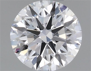 Picture of Natural Diamond 0.40 Carats, Round with Excellent Cut, D Color, SI2 Clarity and Certified by GIA