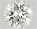 Natural Diamond 3.01 Carats, Round with Very Good Cut, H Color, VVS2 Clarity and Certified by GIA