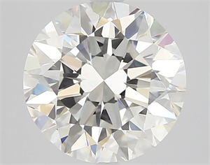 Picture of Natural Diamond 3.01 Carats, Round with Very Good Cut, H Color, VVS2 Clarity and Certified by GIA