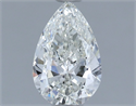 Natural Diamond 0.90 Carats, Pear with  Cut, H Color, VVS2 Clarity and Certified by IGI