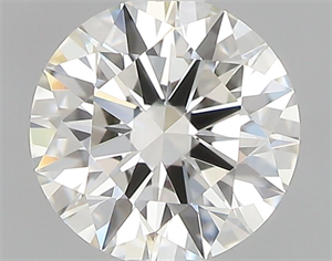 Picture of Natural Diamond 0.42 Carats, Round with Excellent Cut, I Color, VVS2 Clarity and Certified by GIA