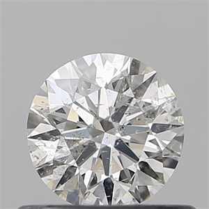 Picture of Natural Diamond 0.50 Carats, Round with Excellent Cut, H Color, I1 Clarity and Certified by GIA