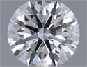 Natural Diamond 0.41 Carats, Round with Excellent Cut, F Color, SI1 Clarity and Certified by GIA